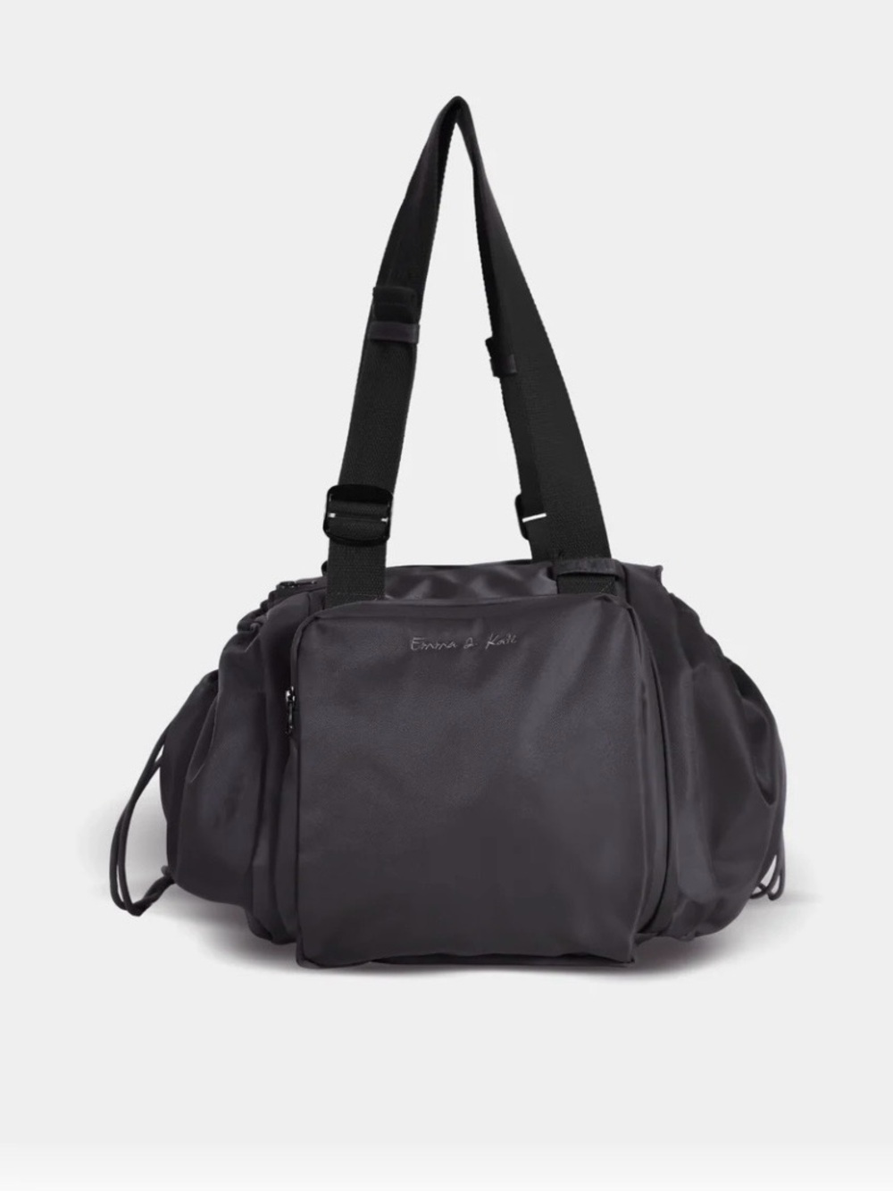 Emma & Kate Everything Bag 2.0 Black Nylon Tote. 15 pockets, Crossbody, Backpack